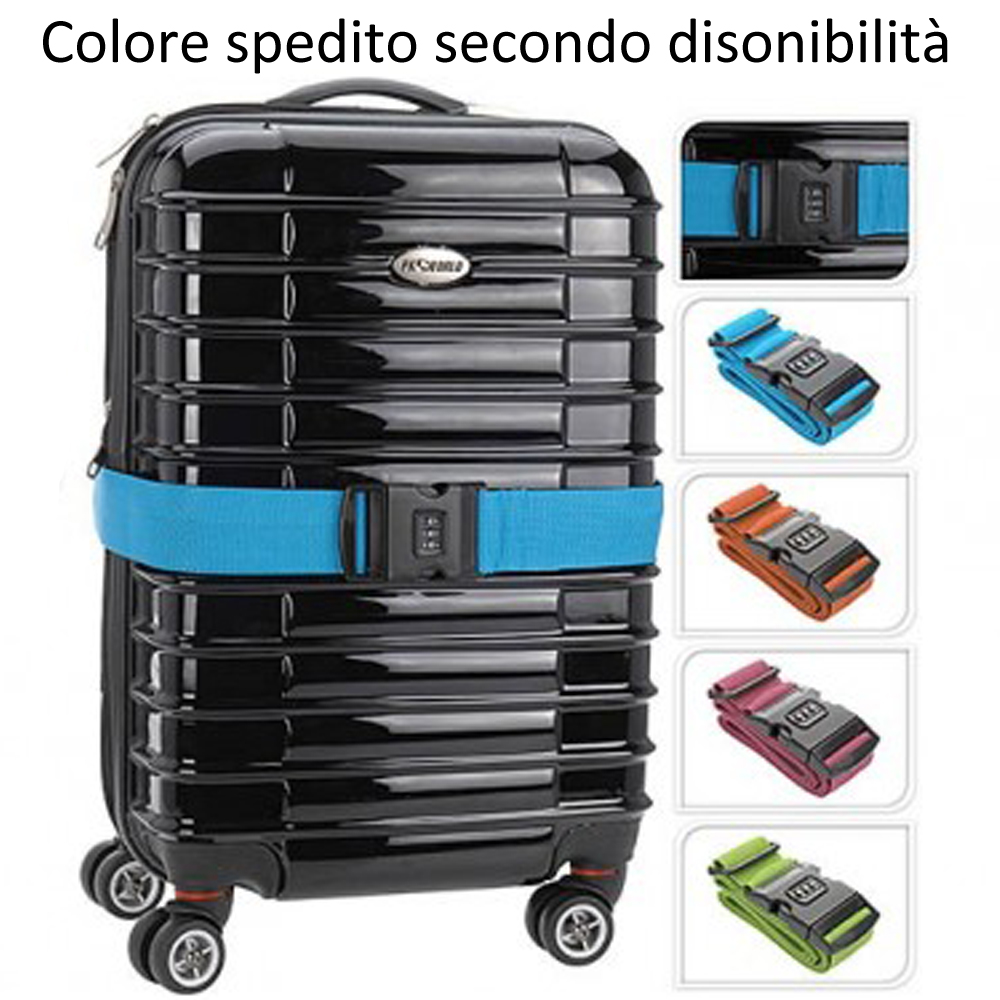 Cinghia Regolabile Per Valigia Di Sicurezza, Cintura Per
