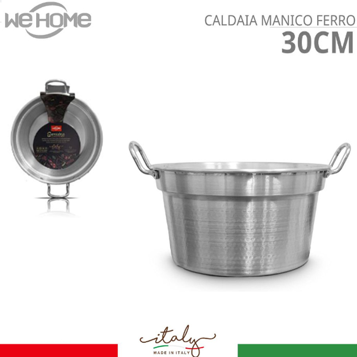 Pentola Caldaia Pomodoro in Alluminio Calderone Per Bollitura Varie Dimensioni - Foto 11 di 16