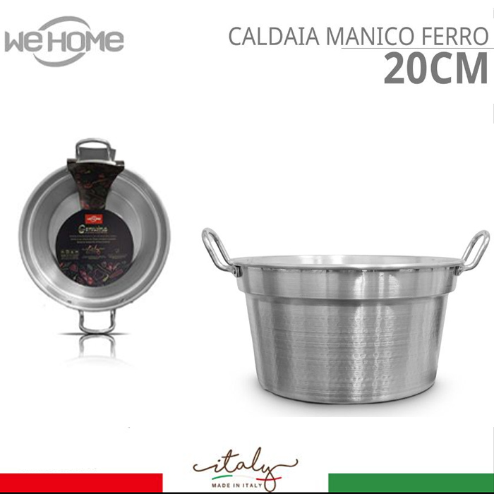 Pentola Caldaia Pomodoro in Alluminio Calderone Per Bollitura Varie Dimensioni - Foto 6 di 16