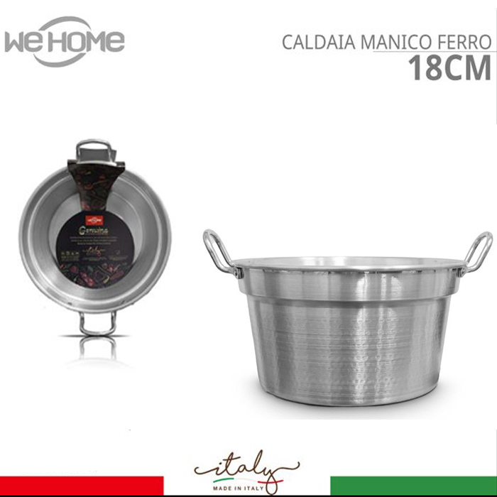 Pentola Caldaia Pomodoro in Alluminio Calderone Per Bollitura Varie Dimensioni - Foto 5 di 16