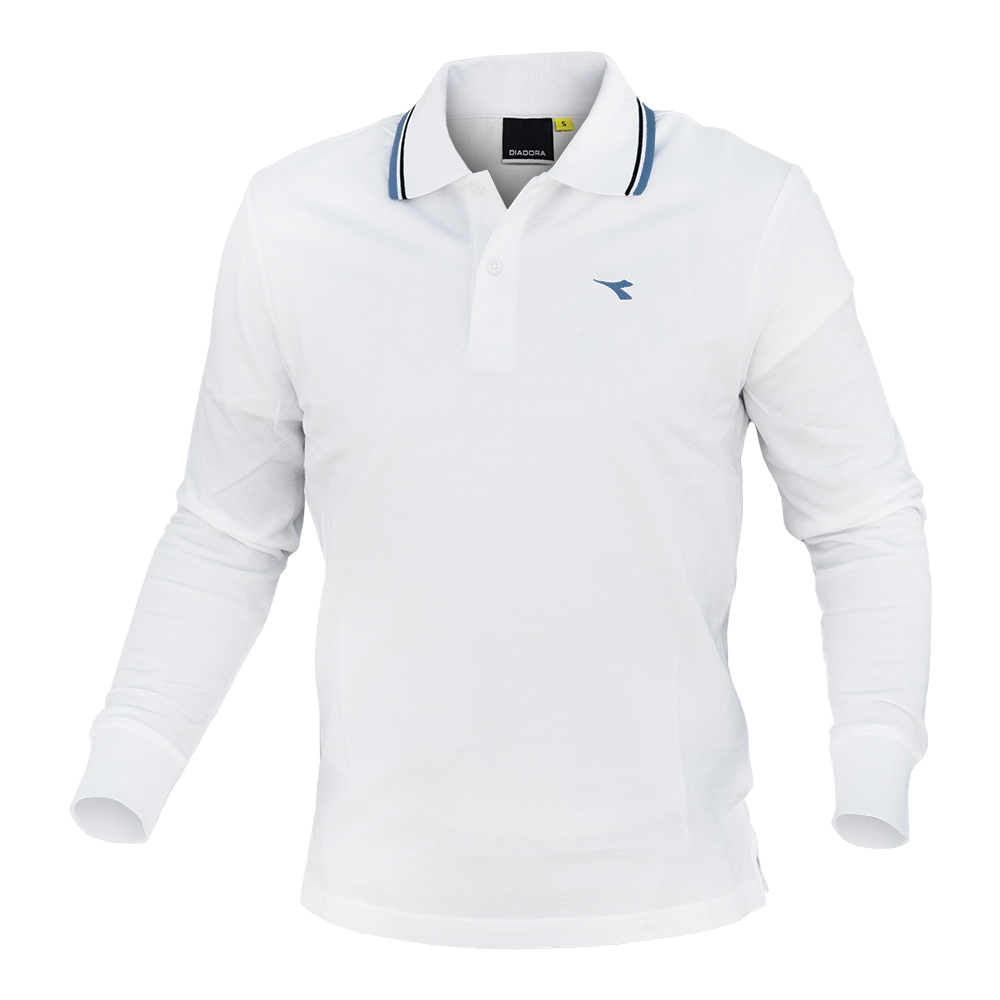 Polo Uomo DIADORA Manica Lunga Vari Colori Cotone Pique Art.300 eBay