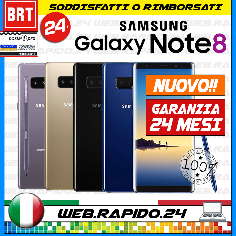 miniatura 8  - NUOVO! SMARTPHONE SAMSUNG GALAXY NOTE 8 SM-N950 SM-N950F GARANZIA ITALIA! 24H!